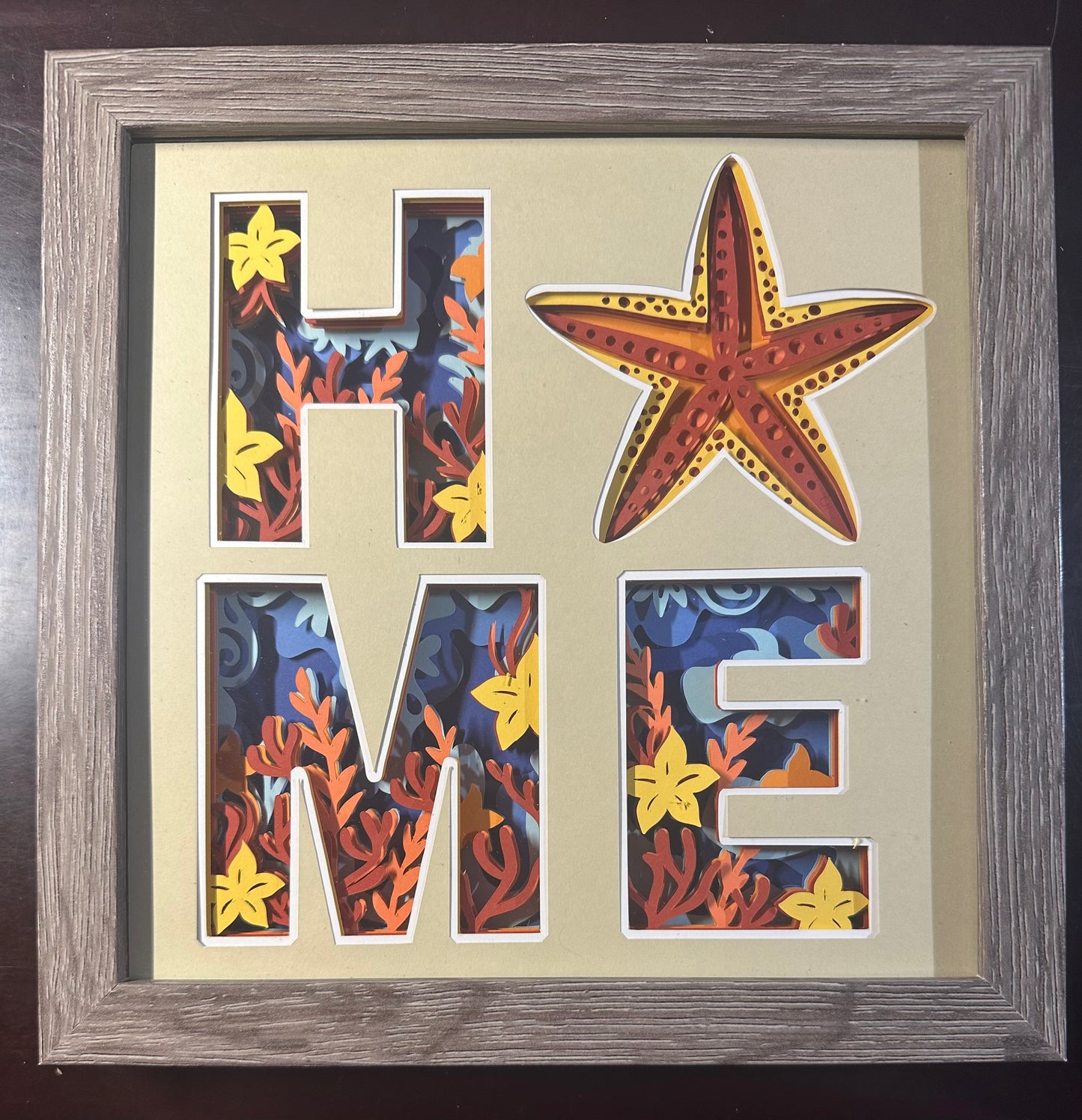 Home-Beach (Starfish) Shadowbox