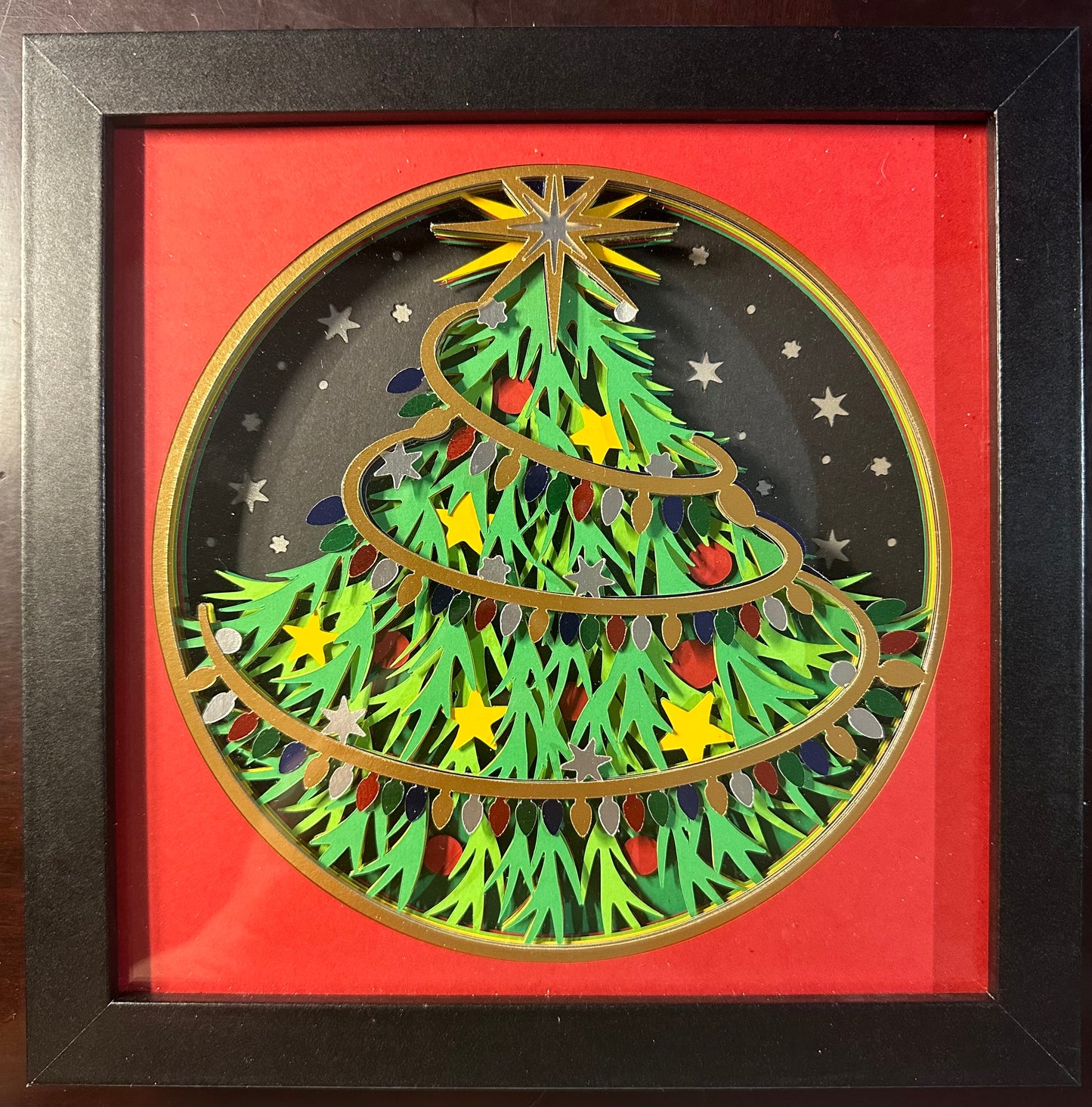 Christmas Tree Shadowbox