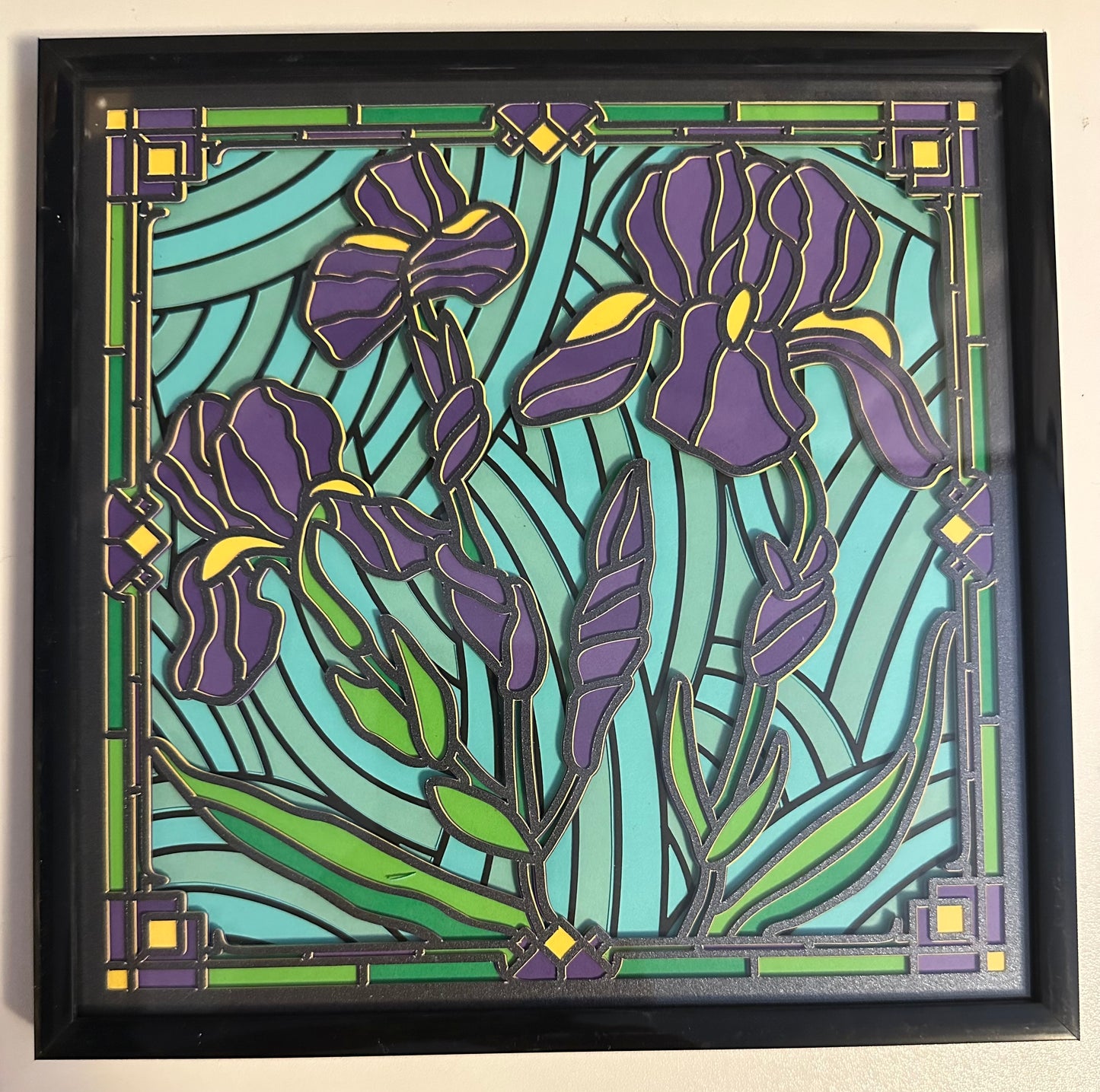 Iris Stained Glass