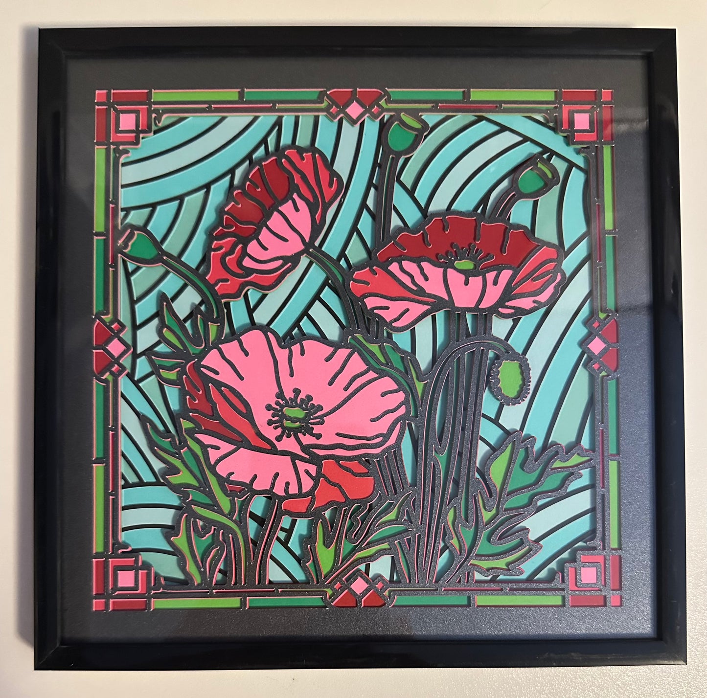 Poppy Stained Glass