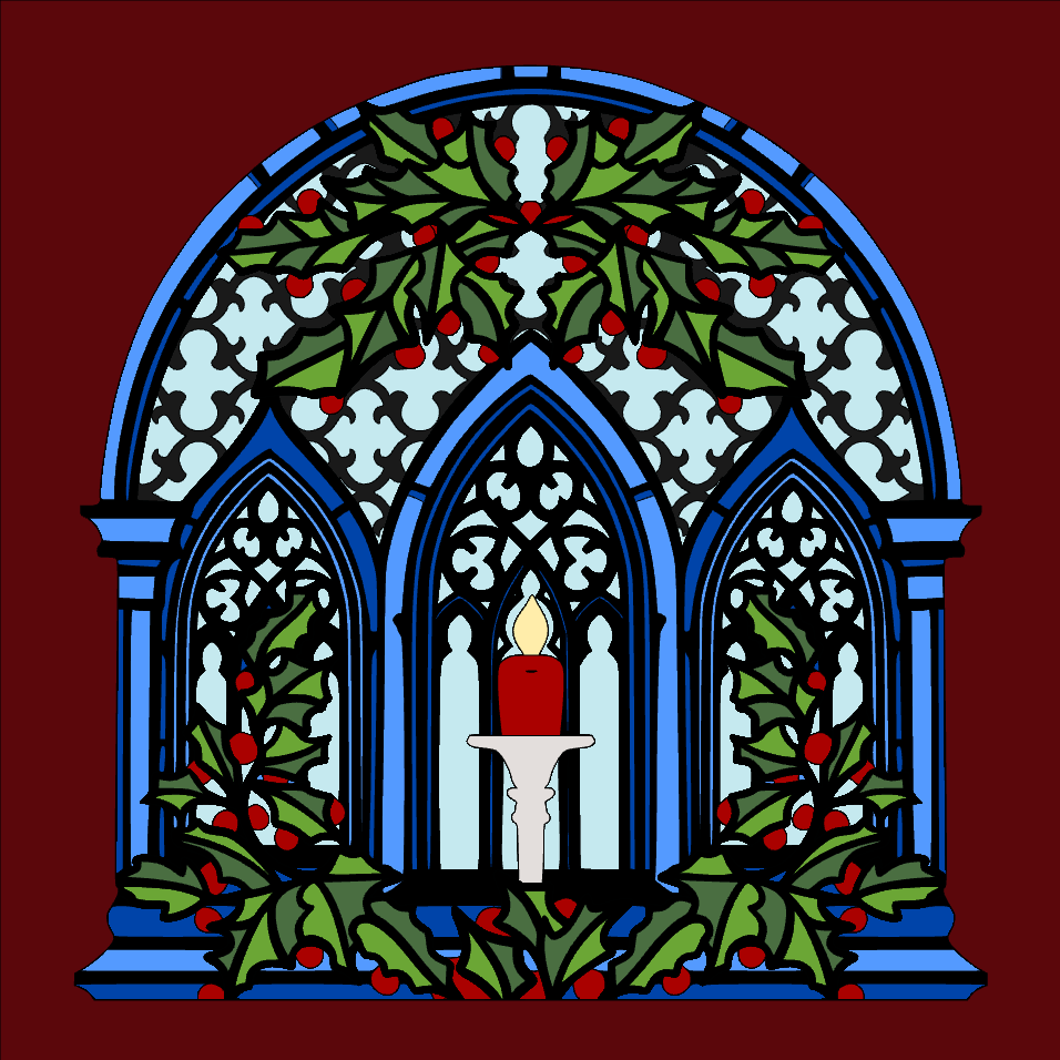 Christmas Stained Glass Window