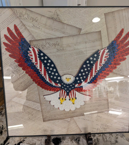 American Eagle "Freedom" Shadowbox