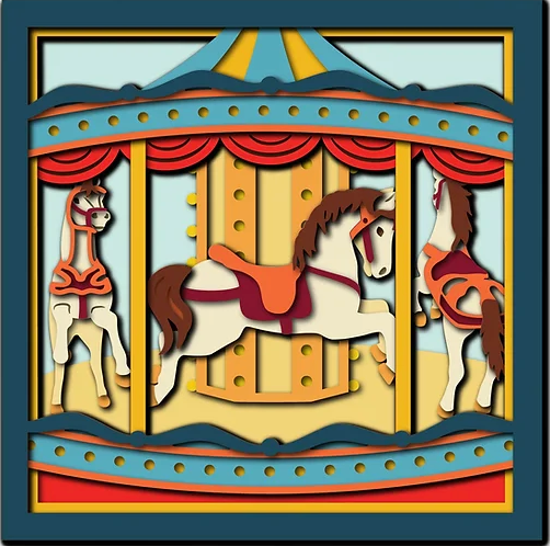 Carousel Shadowbox