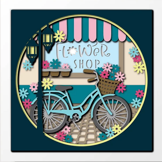 Flower Shop Shadowbox