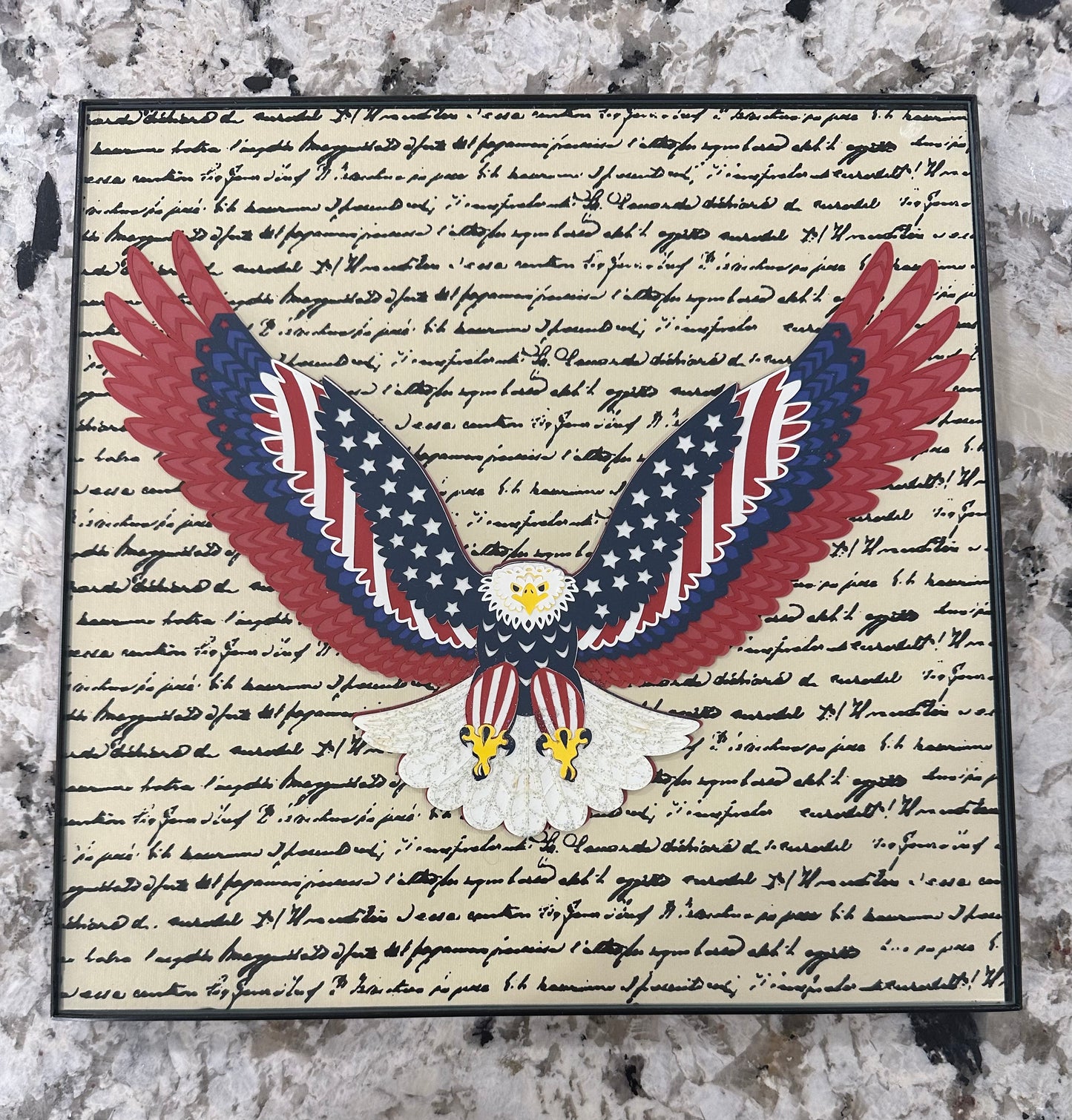 American Eagle "Freedom" Shadowbox