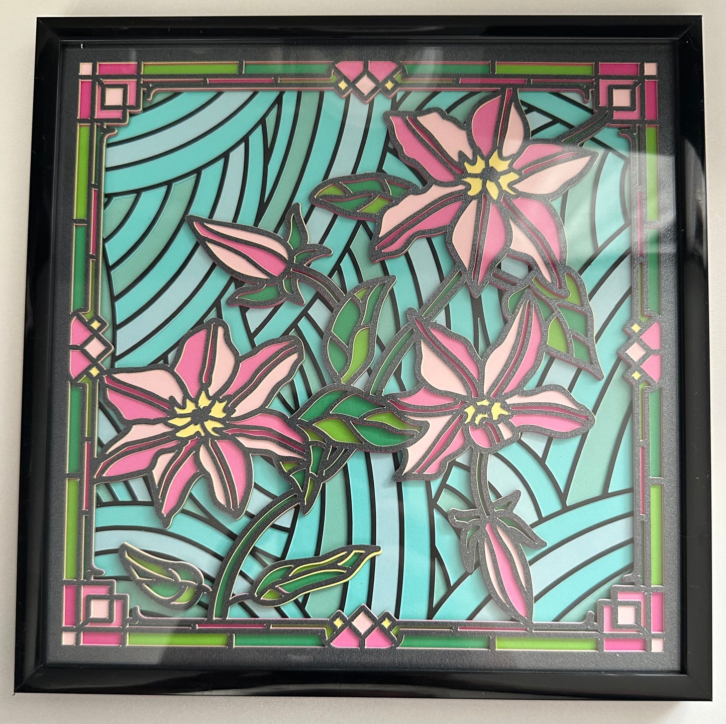 Clematis Stained Glass