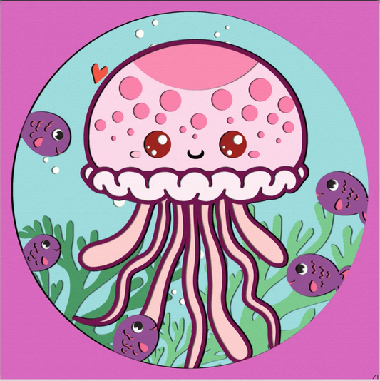 Baby Jellyfish Shadowbox