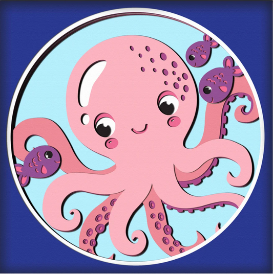 Baby Octopus Shadowbox
