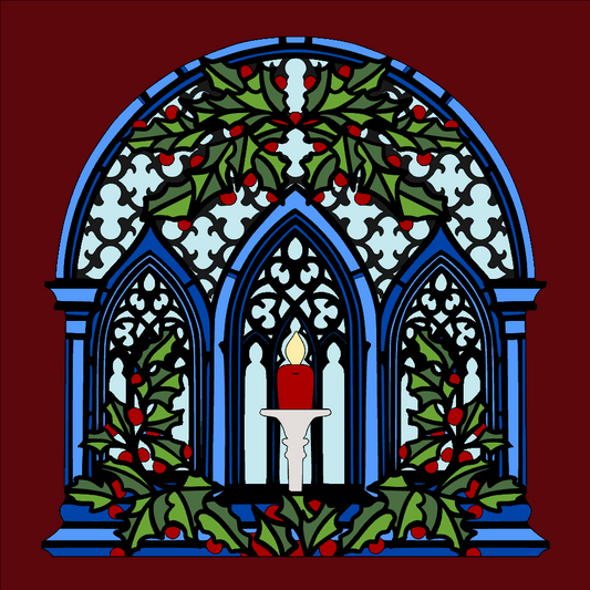 Christmas Stained Glass Window
