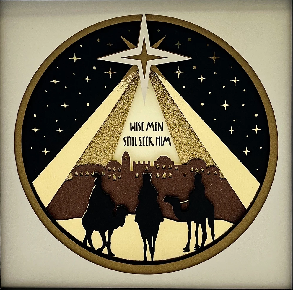 Three Wise Men Shadowbox