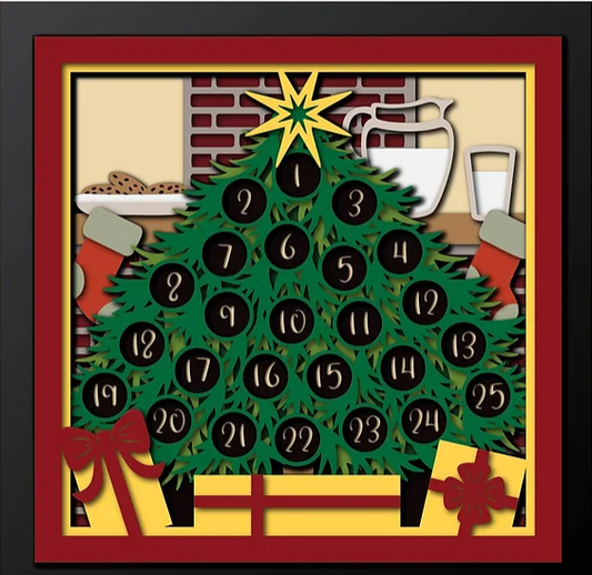 Advent Calendar Shadowbox