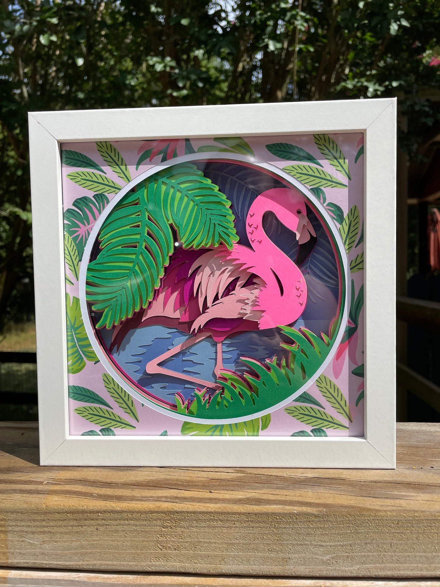 Flamingo Shadowbox