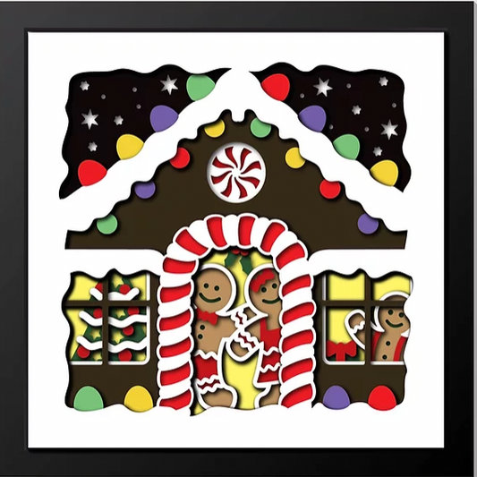 Gingerbread House Shadowbox