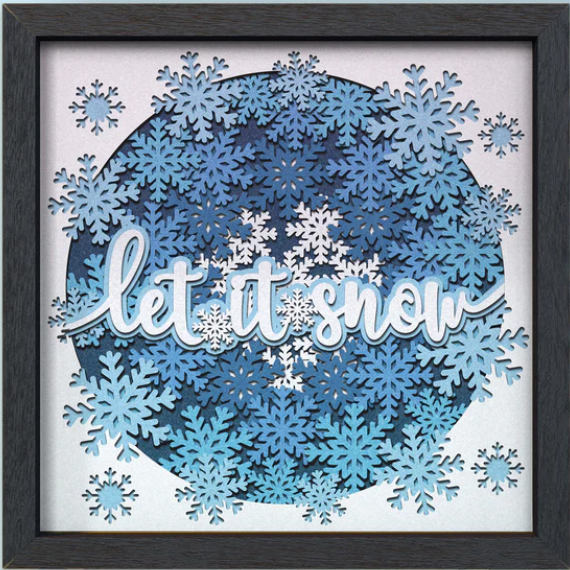 Let it Snow Shadowbox