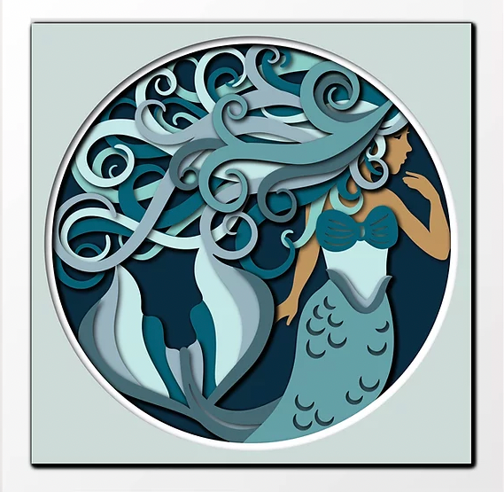 Mermaid Shadowbox