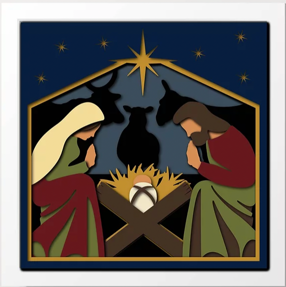 Nativity Shadowbox