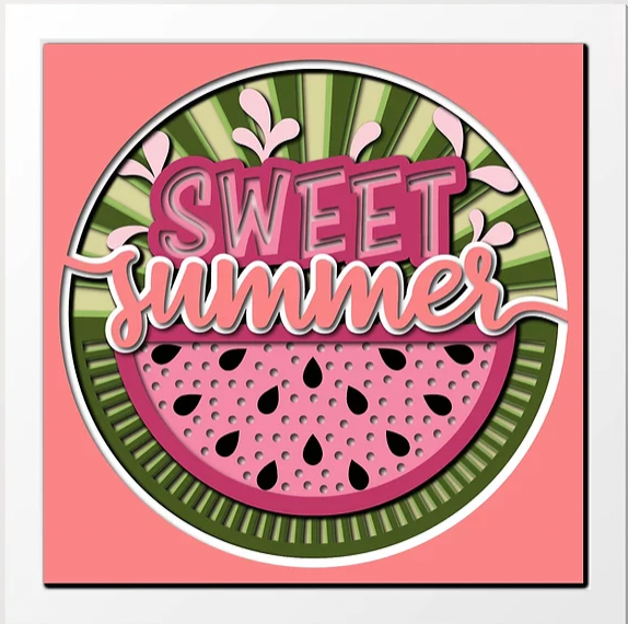 Sweet Summer Shadowbox