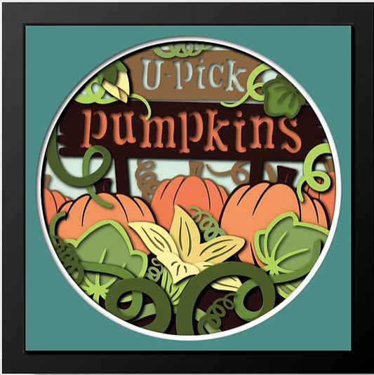 Pumpkin Patch Shadowbox