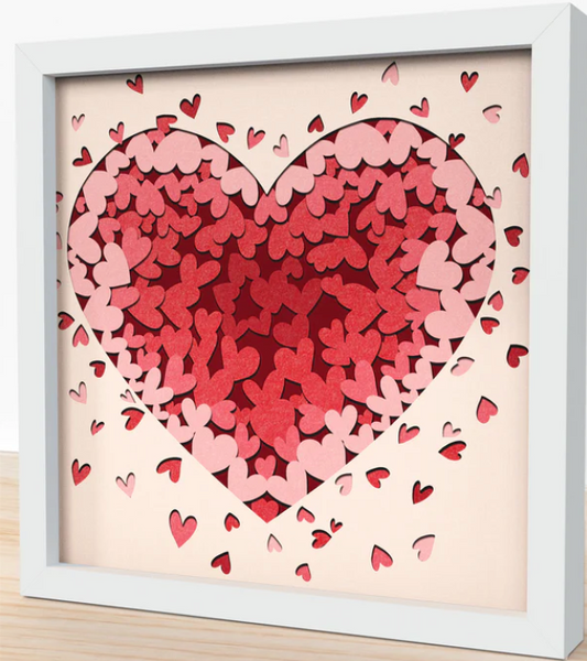 Valentine Heart Shadowbox