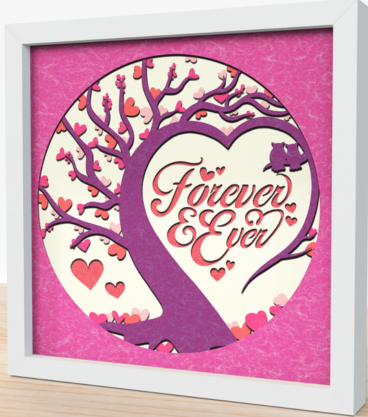 Valentine Tree Shadowbox